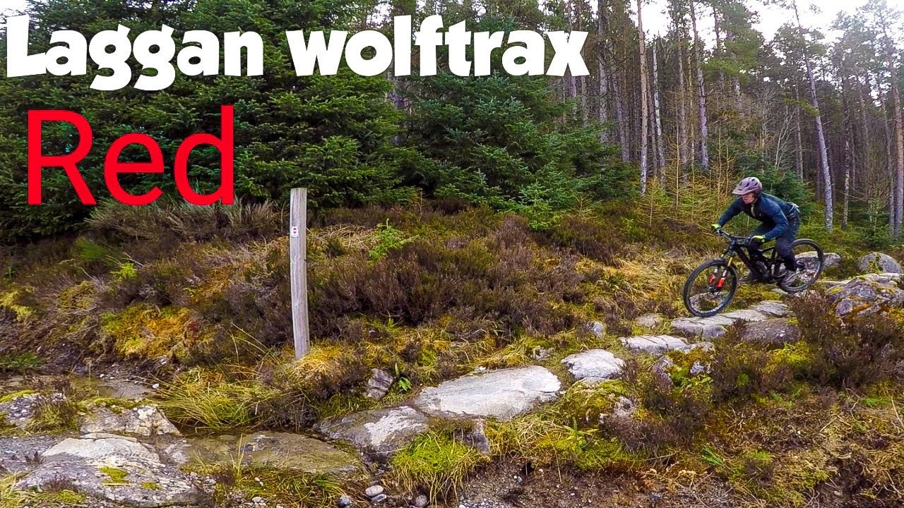 Laggan Wolftrax Red - Full descent with gimbal.