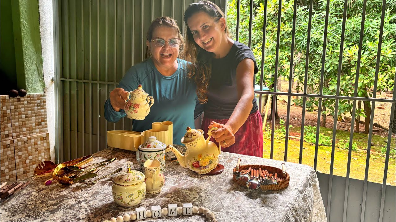 MOABE CUIDANDO DO SÍTIO 🙌 ALMOÇO NA MINHA MÃE ♥️ MESA POSTA COM A SHEIN 😍FRAN ADORNO