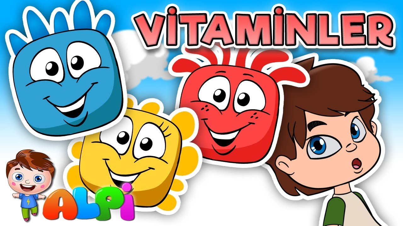 VİTAMİNLER ÇOCUK ŞARKISI - Okul Öncesi Eğitici ve Öğretici Çocuk & Bebek Şarkıları