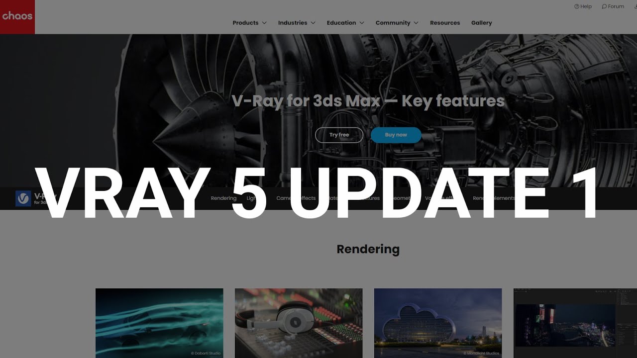 VRay5 Update 1 Novedades