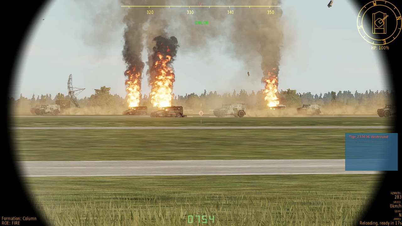 DCS Combined Arms: Turret Control / Target Practice