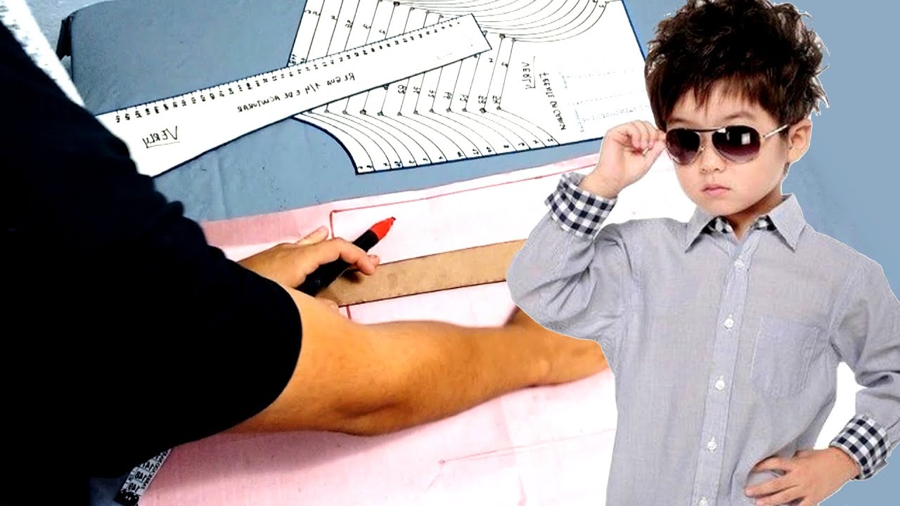 COMO FAZER MODELAGEM RÁPIDA : Camisa Social Infantil