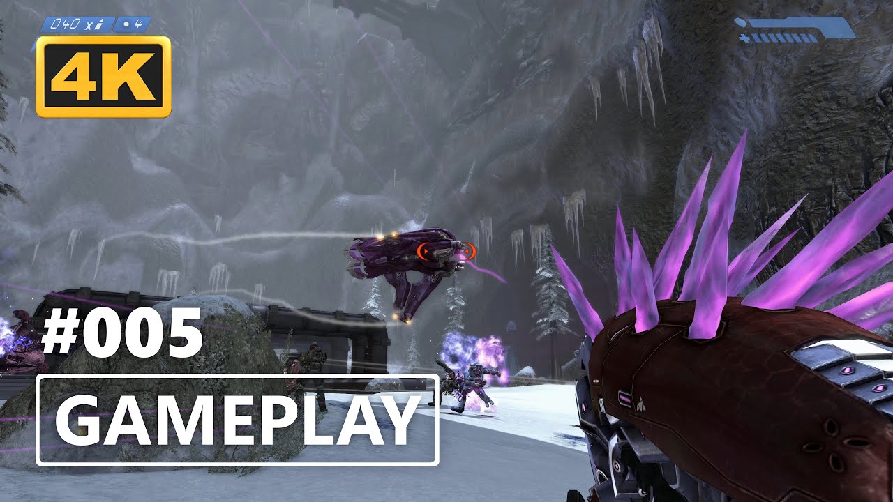 Halo: CE Anniversary Gameplay 4K (No Commentary) - Assault on the Control Room