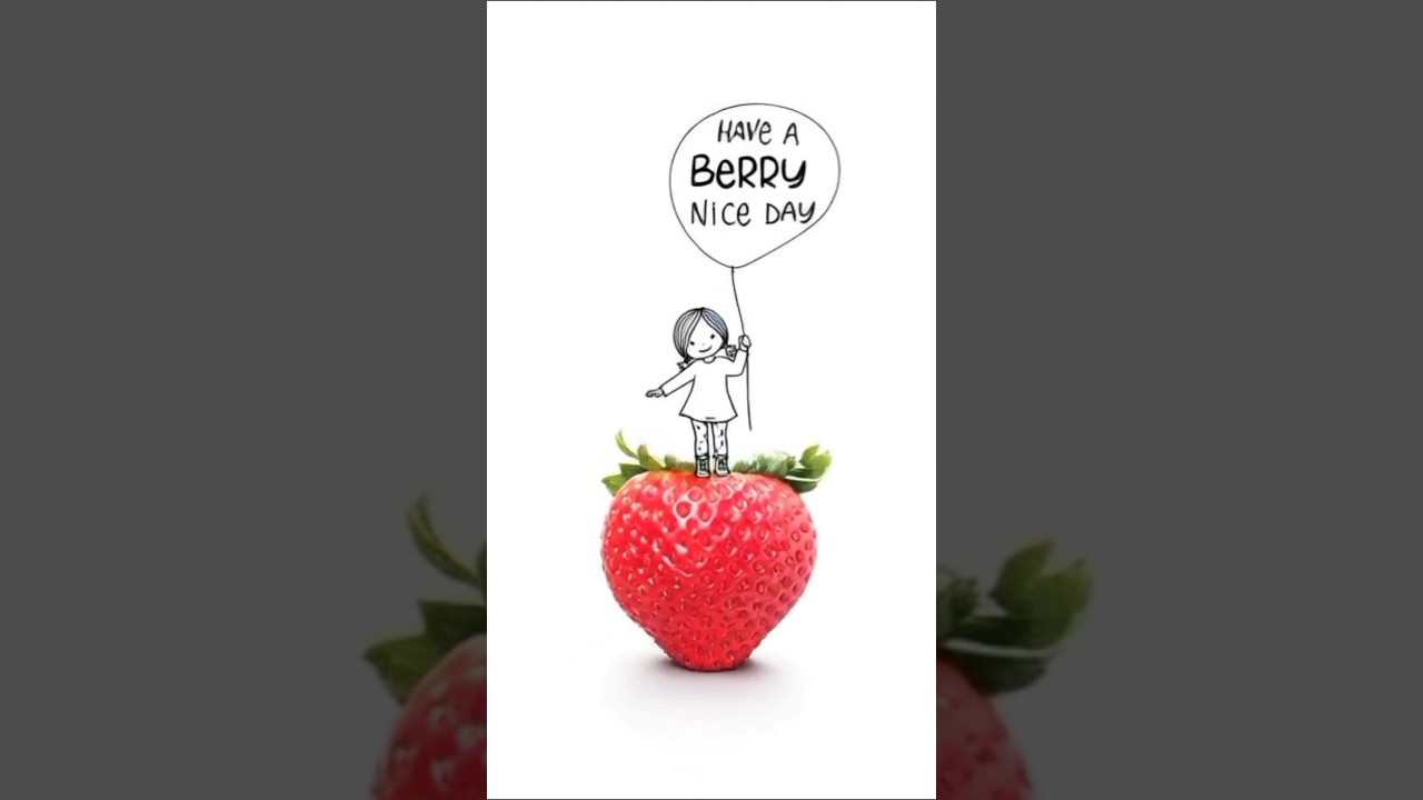 Strawberry Fun Art Animation 🍓😂 #ChannelArt #ViralVideo #shorts