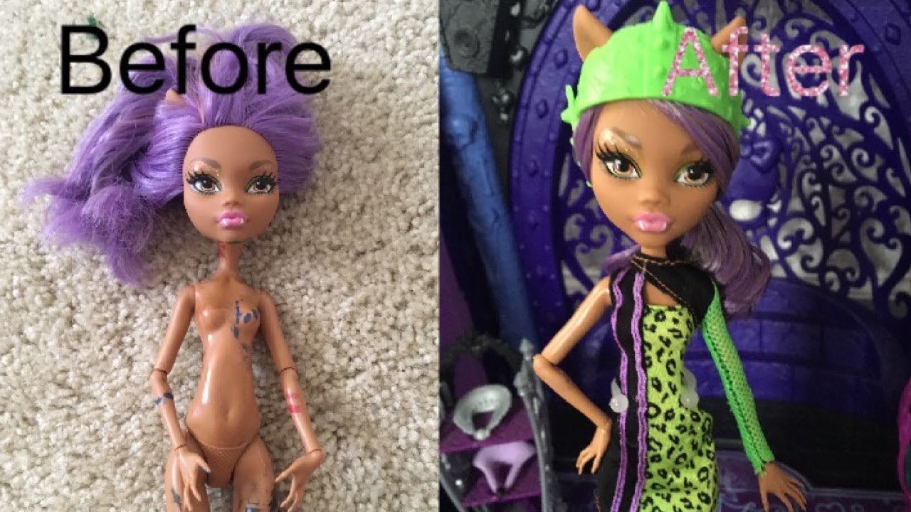 Fixing up old dolls #1 | Skultimate Roller Maze Clawdeen Wolf!