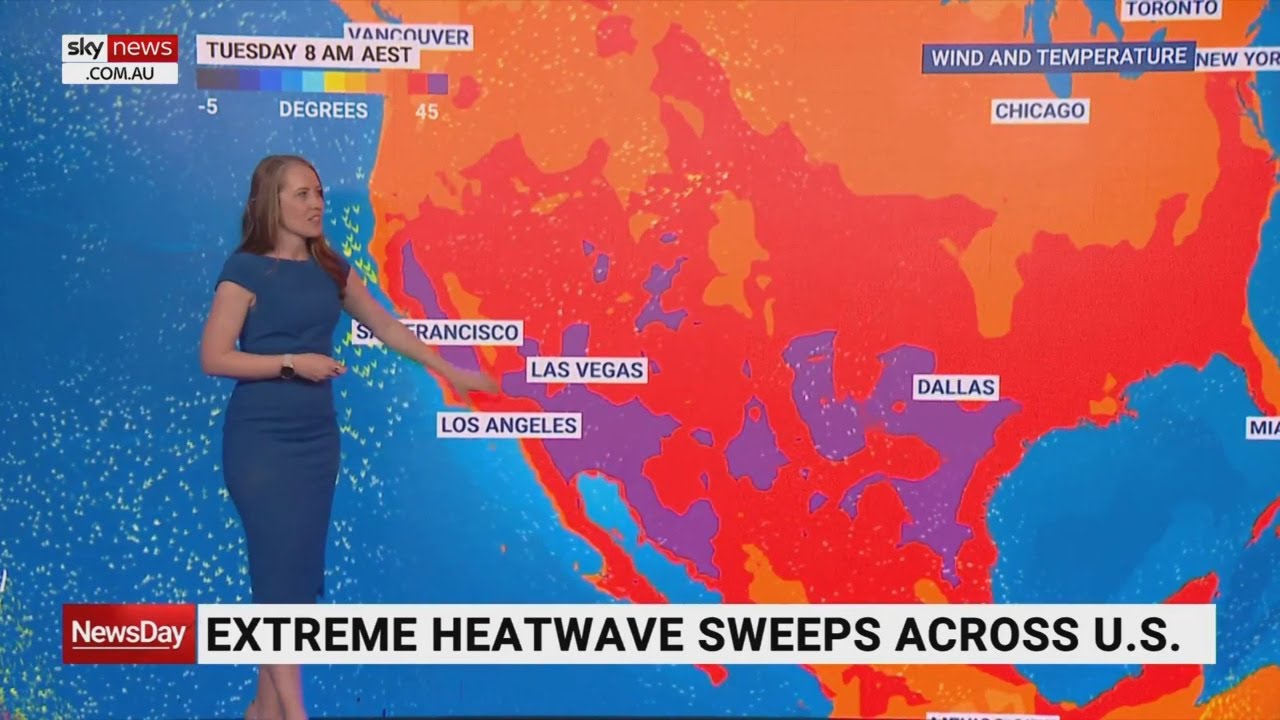 Millions of people in US prepare for country's longest heatwave record
