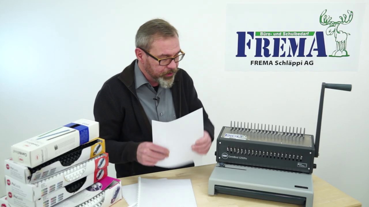 CombBind C250Pro GBC / Ibico Seestrrasse 346 Zürich /  ibico.ch