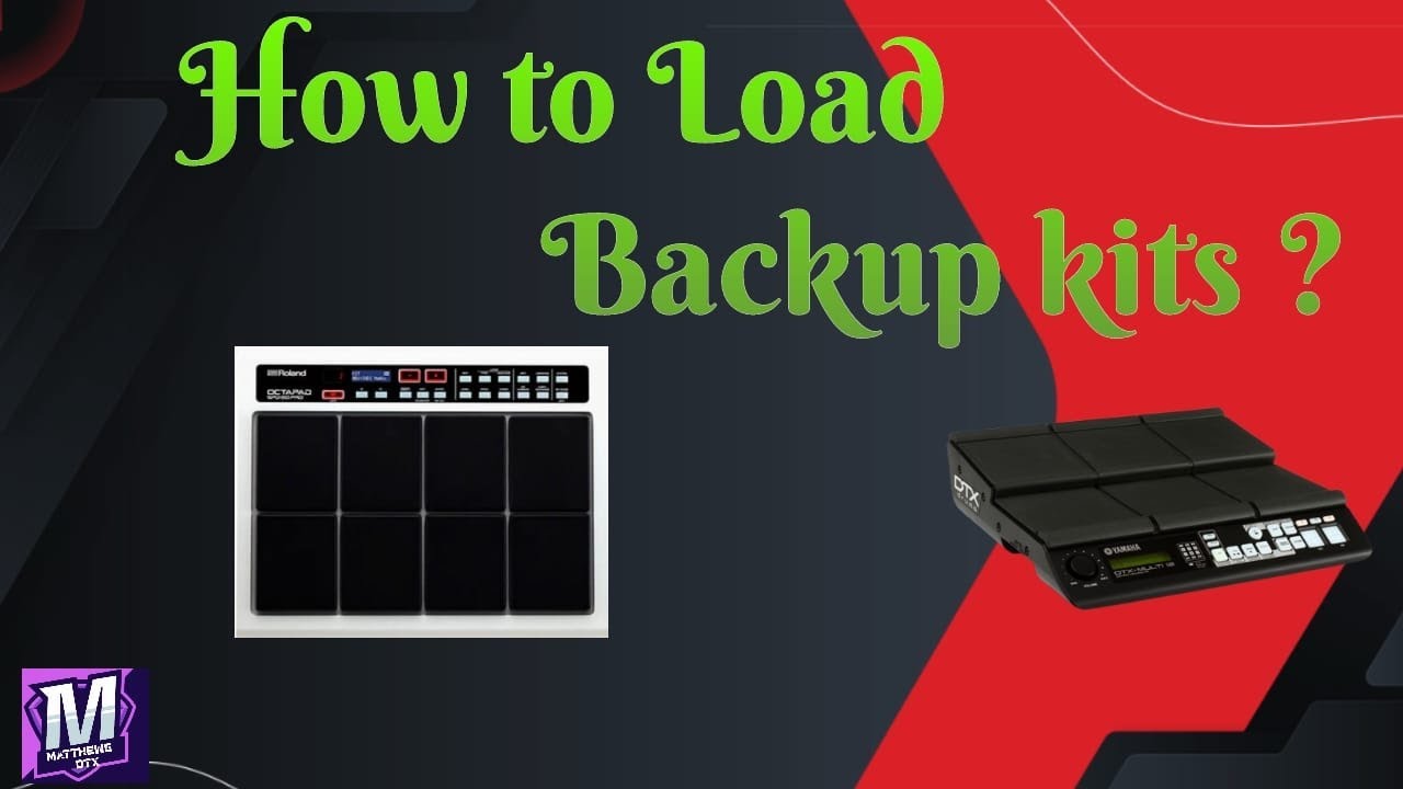 How to Load backup? || Roland spd 20 pro || Yamaha dtx || pendrive || Tamil || Tutorial