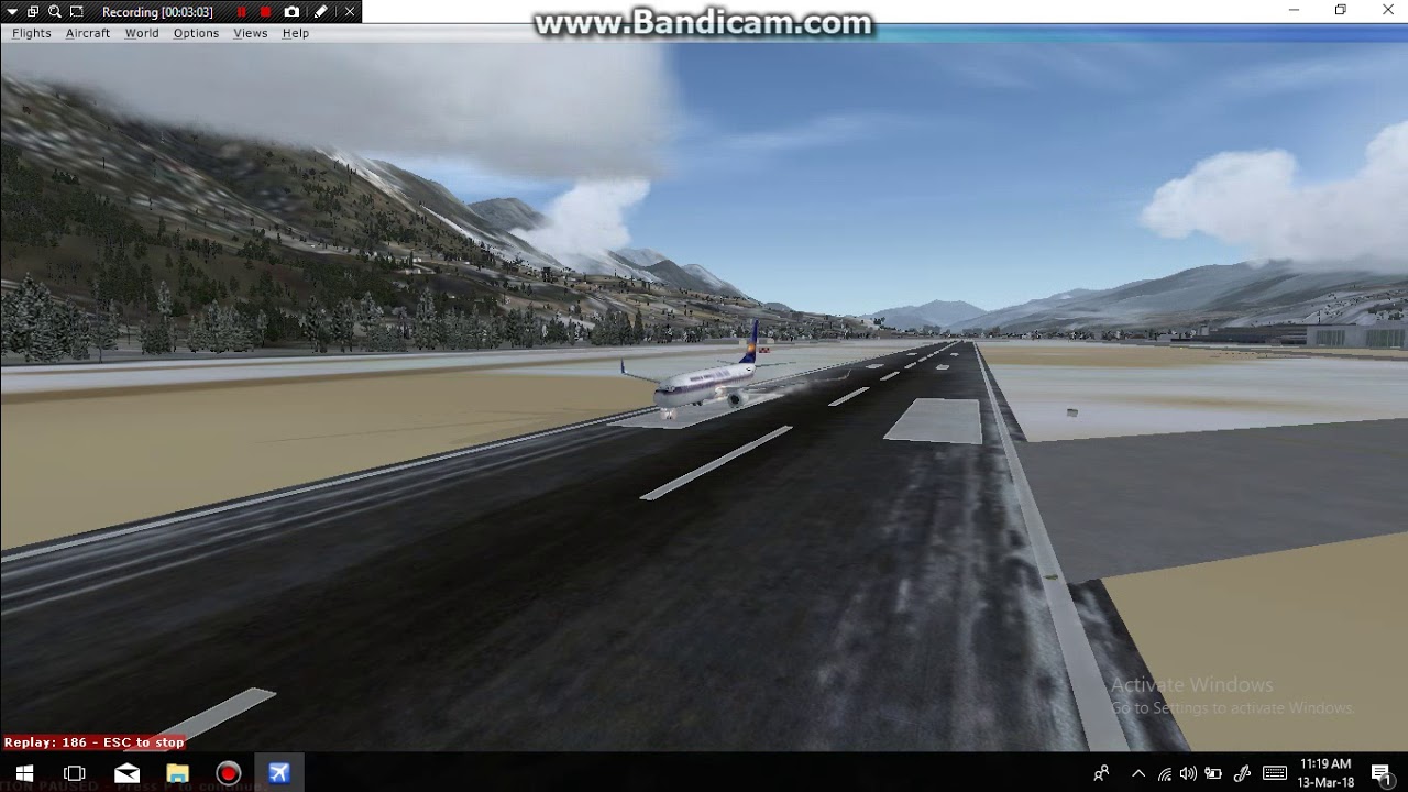 FSXSE B737-800 Landing LOWI