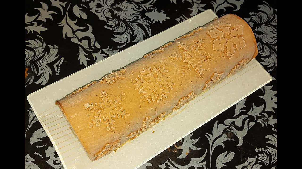 BUCHE GLACÉE AU CHOCOLAT ET PRALIN (FACILE)❄️/CHOCOLATE AND PRALINE ICE BUCHE (EASY) ❄️