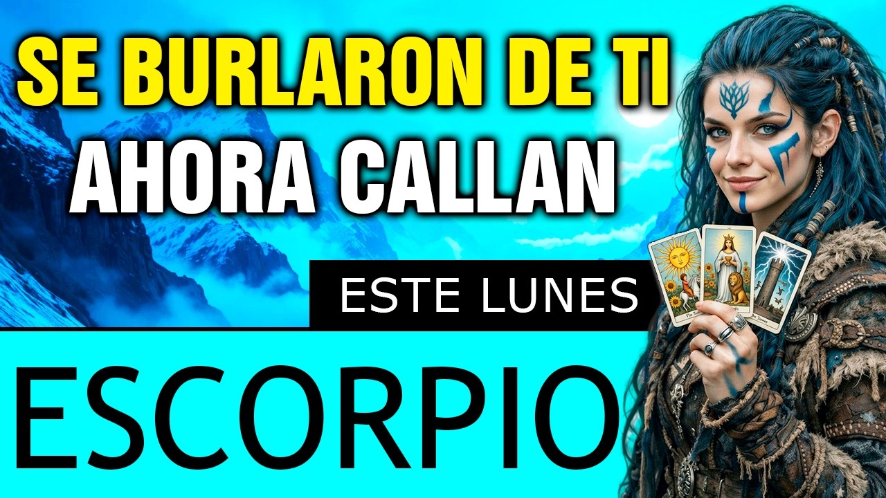 ESCORPIO 😤 TE QUISIERON VER CAER… ahora MIRAN cómo ARRASAS sin PIEDAD 🔥(lunes)