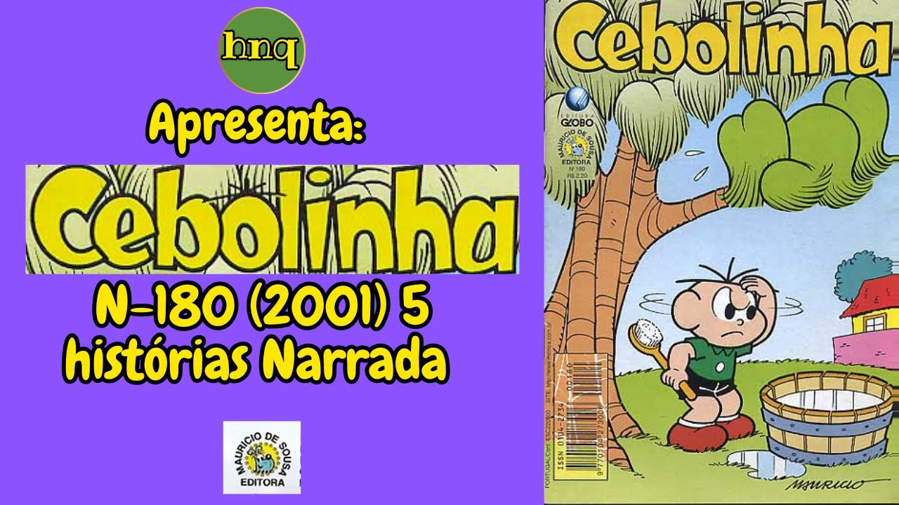 Cebolinha+5 histórias narrada- Turma da Mônica- @hnquadrinhos