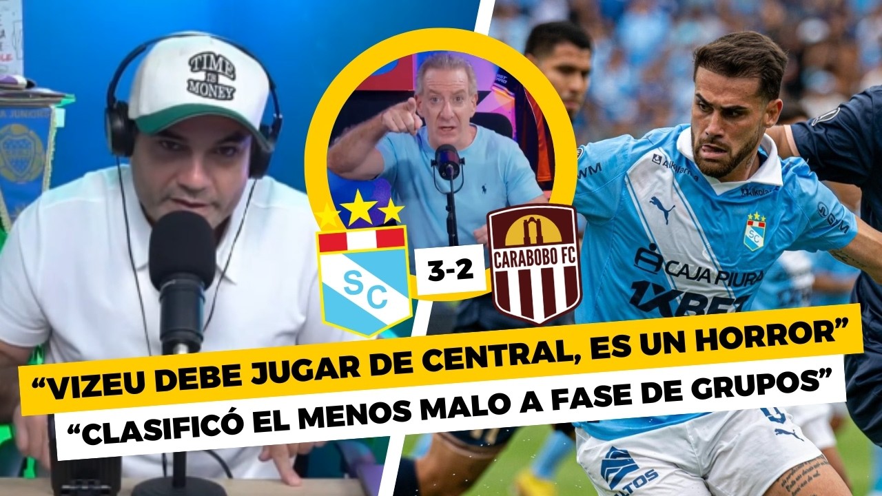 PRENSA PERUANA DESTRUYE a VIZEU y DESMERECE a S. CRISTAL tras PENALES ante CARABOBO por LIBERTADORES