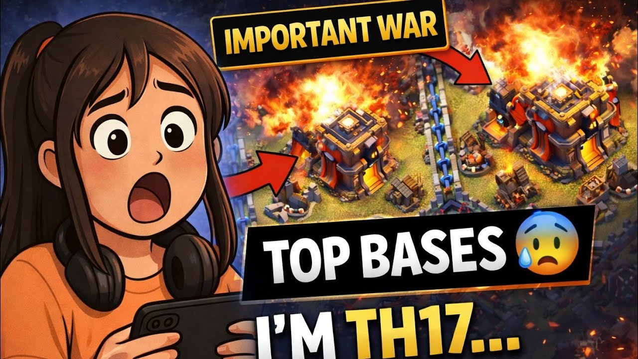 Why I Did This in War😱Attack TH18 Top Bases as a TH17 (War Guide)🔥CLASH OF CLANS|#viral #war #coc 