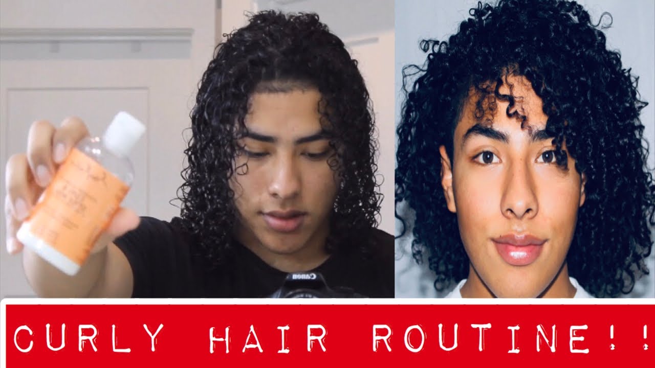 Updated curly hair routine for men and women hair type 3b 3c |NANDO
