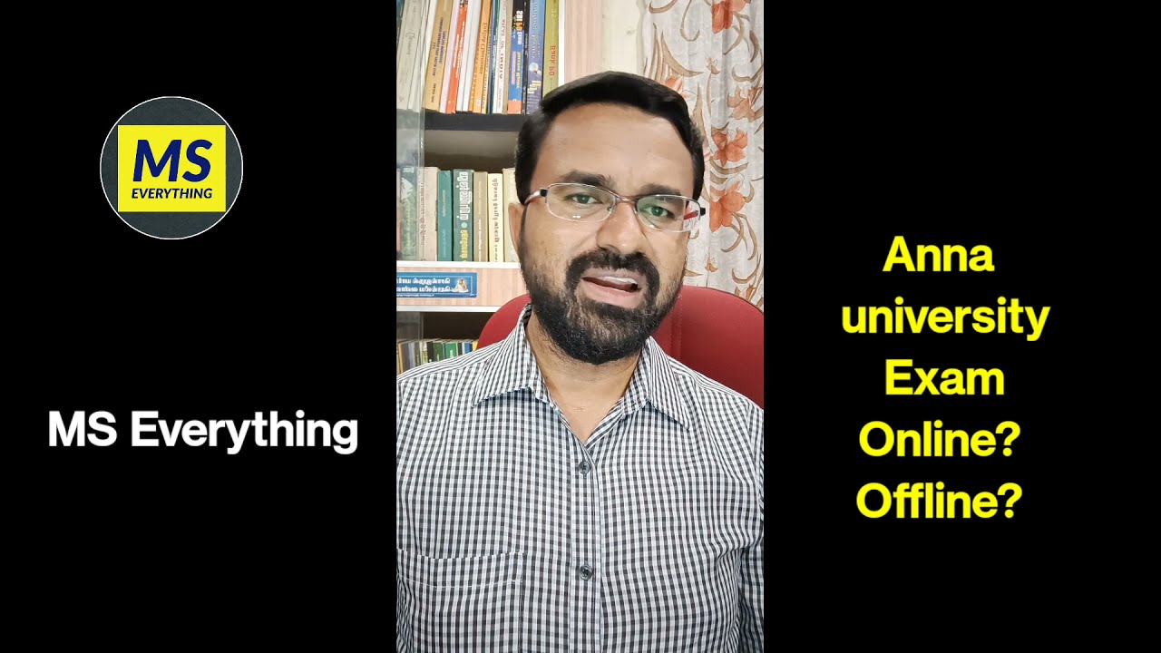 ANNA UNIVERSITY EXAM UPDATE | ODD SEMESTER EXAM ONLINE? OR OFFLINE? | MS EVERYTHING