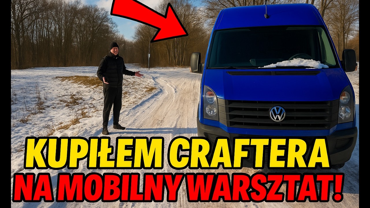 Kupiłem VW CRAFTERA żeby zrobić w nim MOBILNY WARSZTAT!