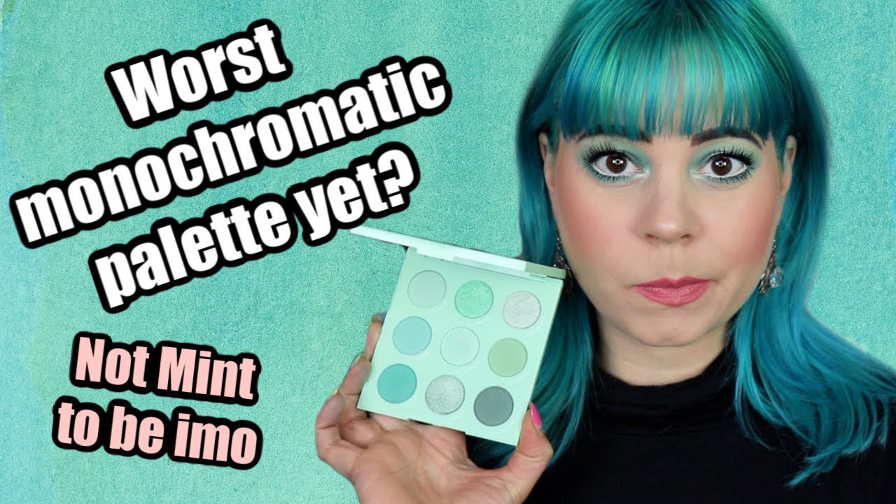 Colourpop Mint to be palette.... I'm disappointed 😔