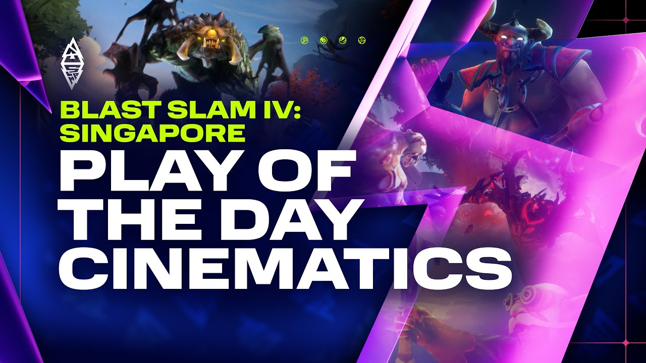 EVERY Play of the Day Dota 2 Cinematic from BLAST Slam IV: Singapore! ✨