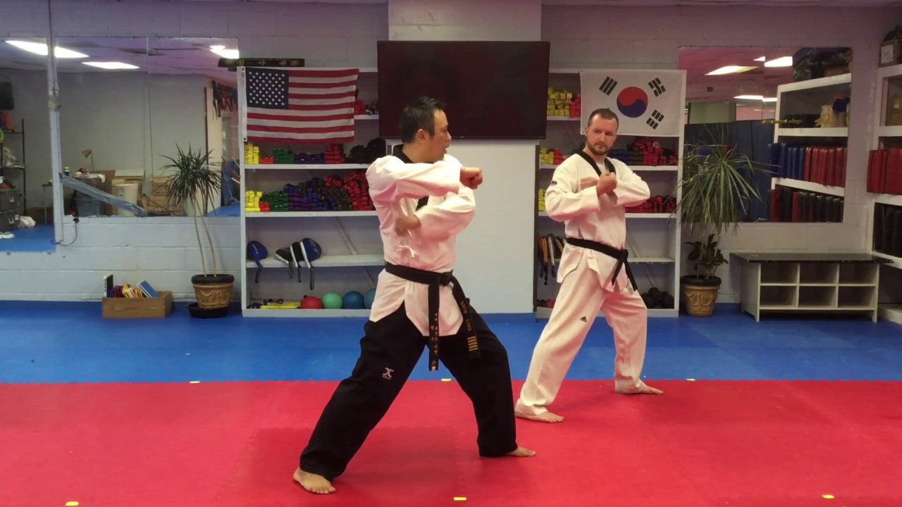 Cho's TKD Blue Belt Form - TaeGuk 5 by Master Paul Cho