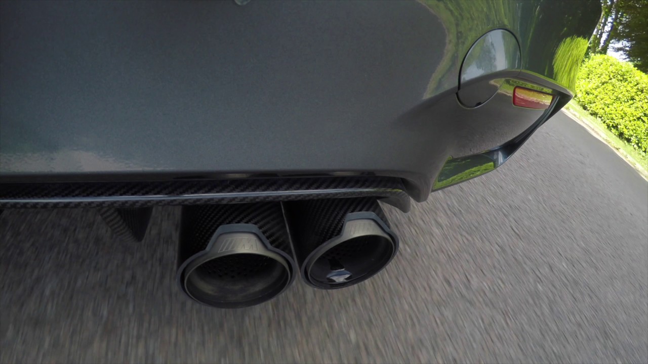 BMW M3 Competition M Performance Exhaust. Amazing Sound