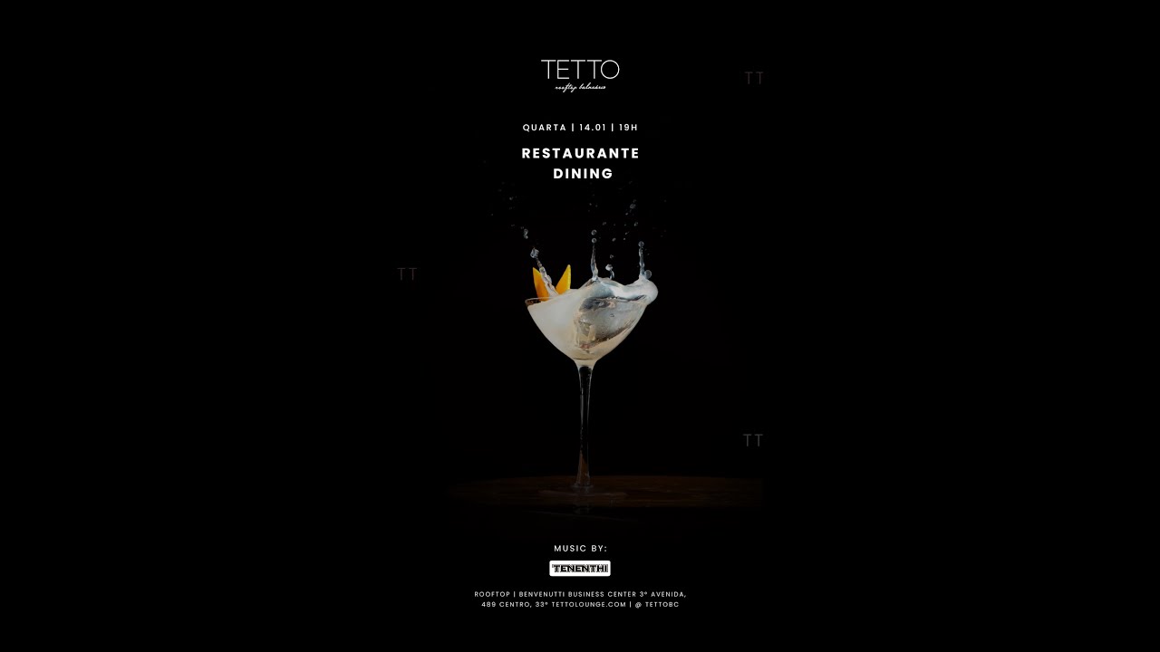 Dj Tenenthi   Melodic House Set (Corte) Tetto Rooftop - Balneário Camboriú