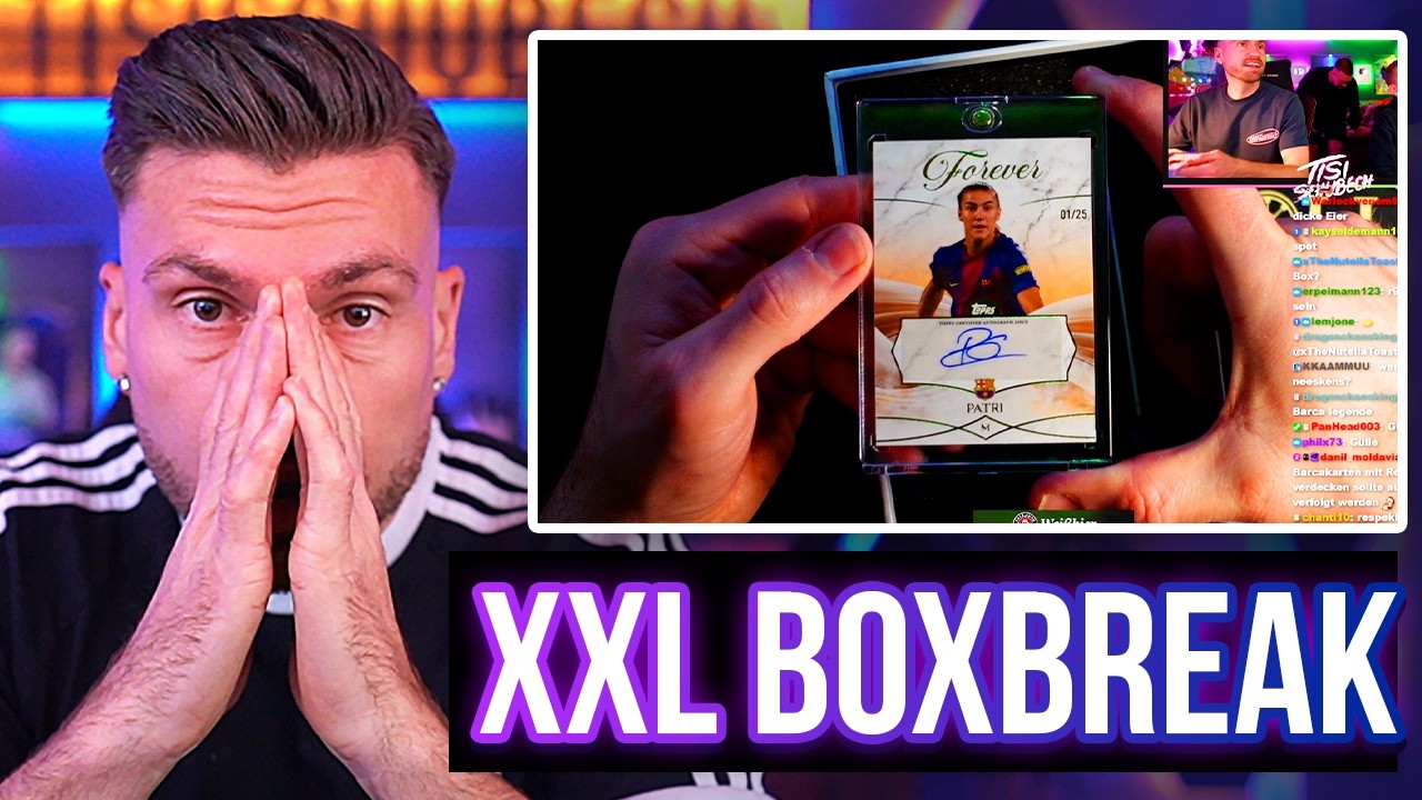 XXL BOXBREAK 😍 REAL MADRID & FC BARCELONA BOXEN 📦 Tisi Schubech Stream Highlights