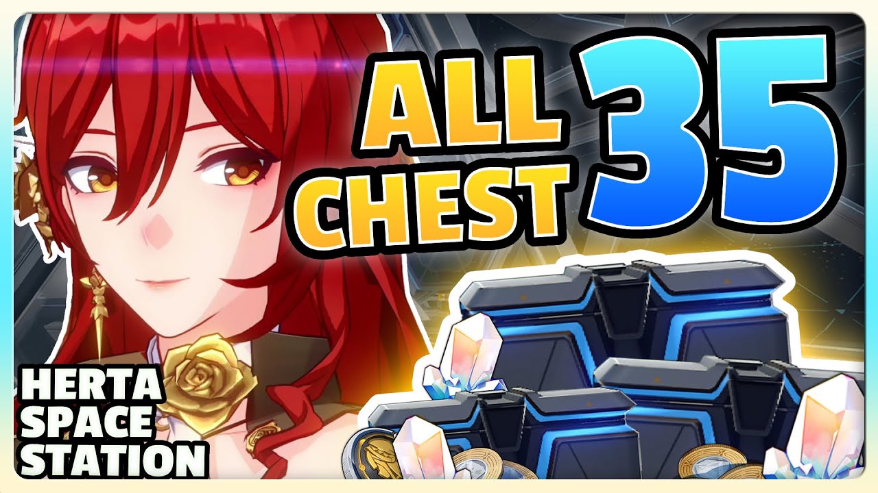 All 35 SECRET AND NORMAL Chests Locations !  (Herta Space Station) | Honkai Star Rail