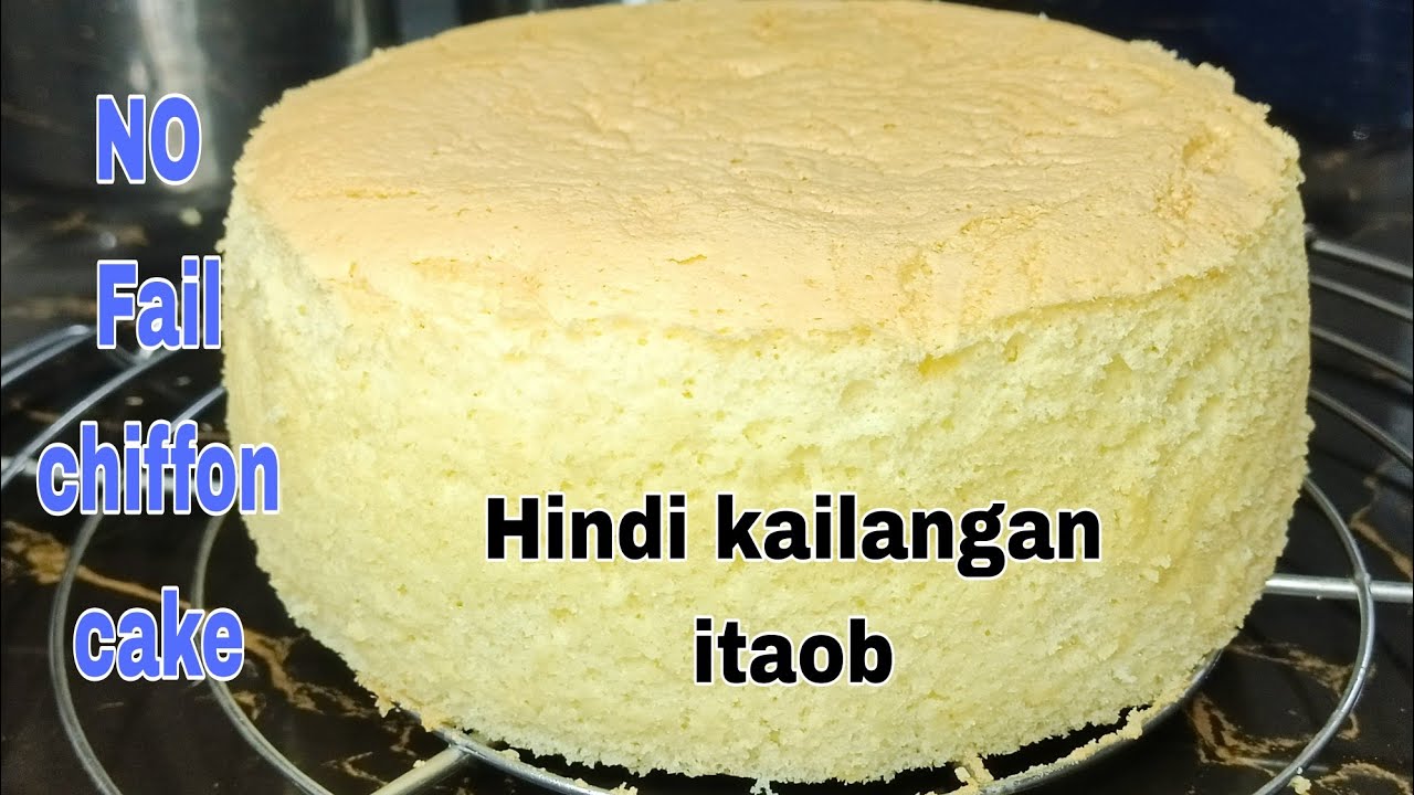 No fail Chiffon Cake/soft and fluffy chiffon cake