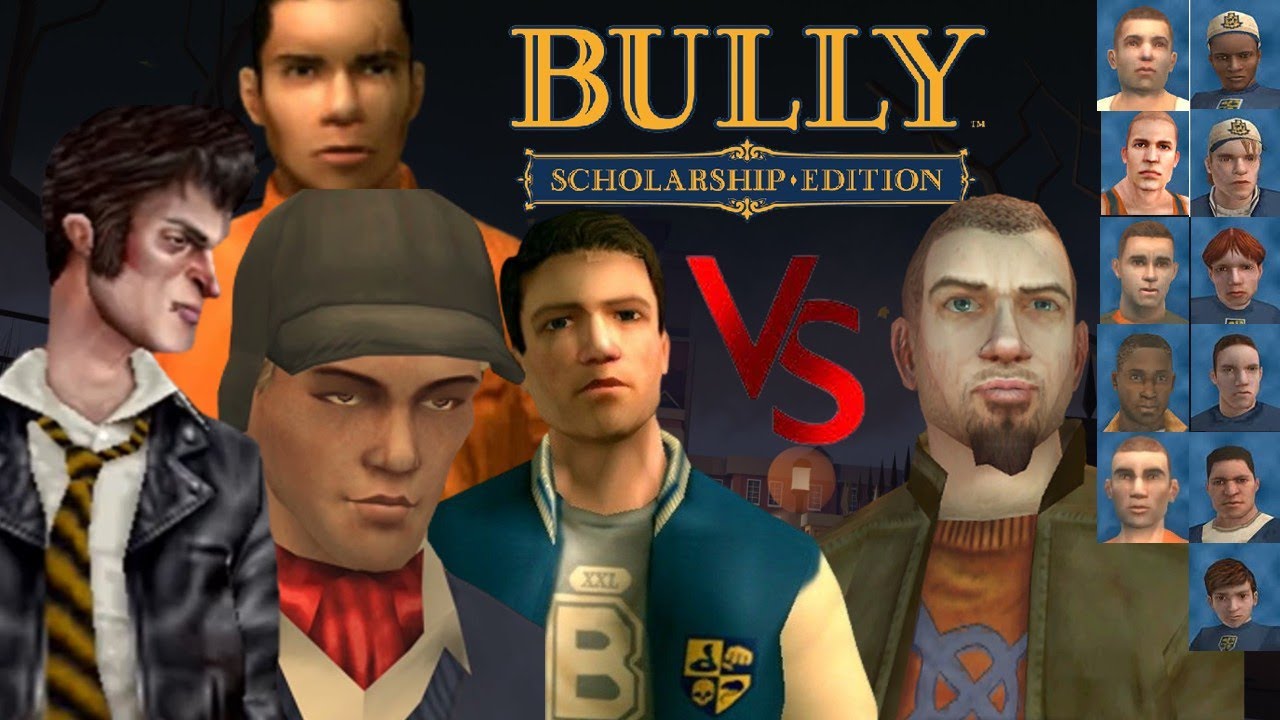 Bully SE: BETA Johnny, Derby, Edgar & Ted VS Jocks & Townies ( No Leaders )