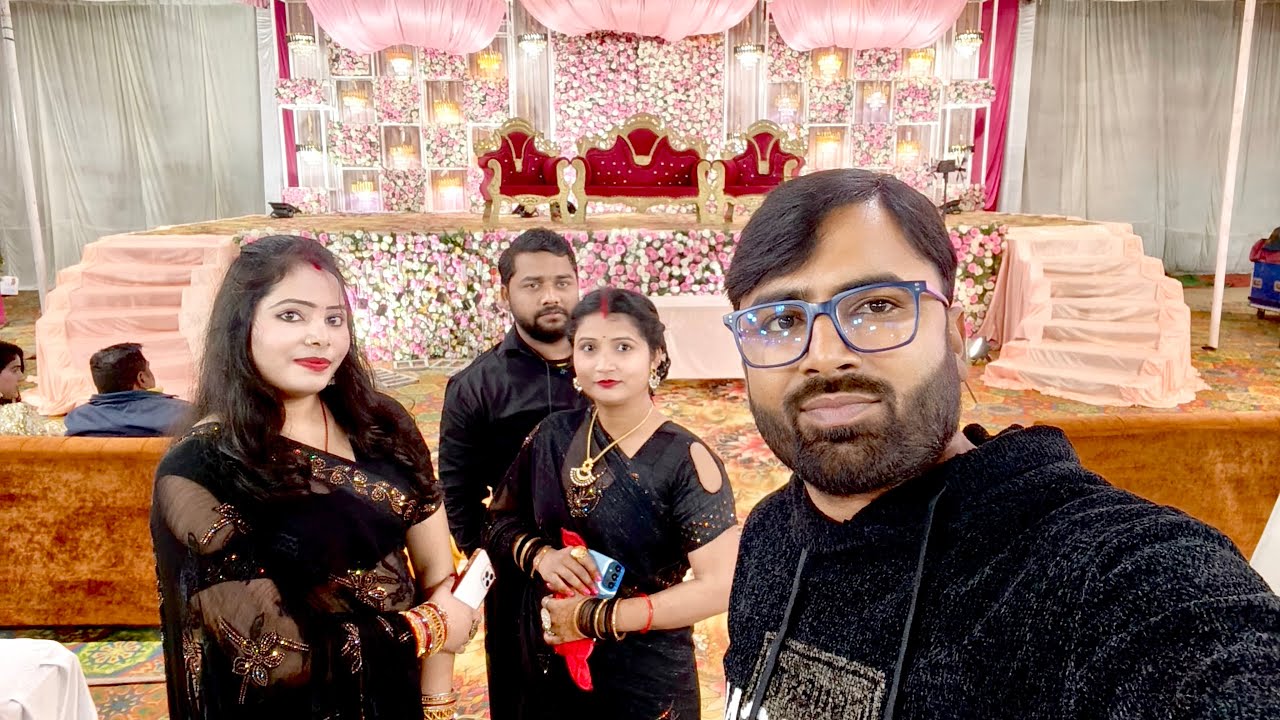 हम लोग लखनऊ की शादी पार्टी में गए 