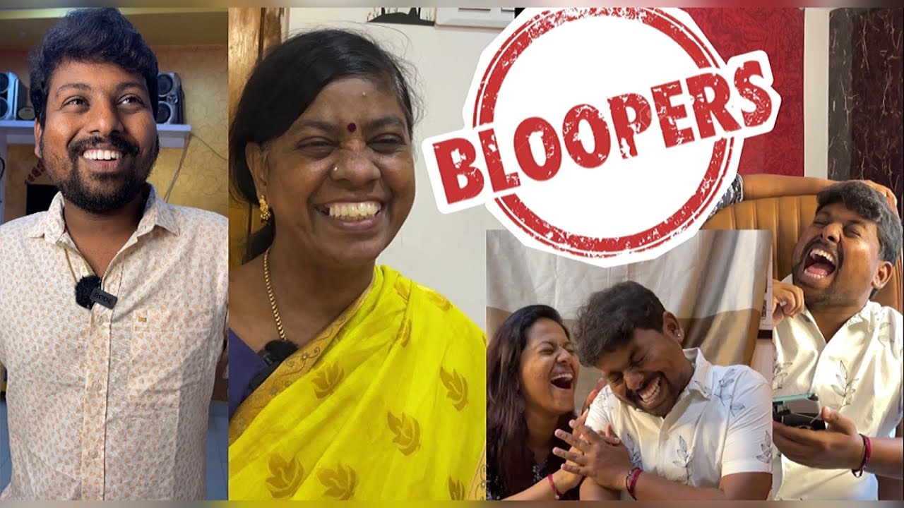 Sathish Deepa Bloopers ( Behind the scenes ) #sathishdeepa #deepasathish