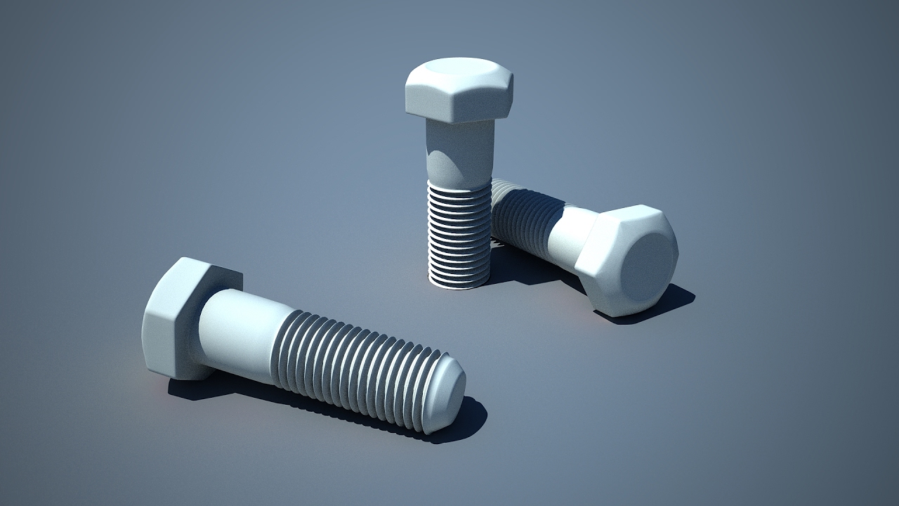 🔩⚙ Cómo modelar tornillos en Maya 3D