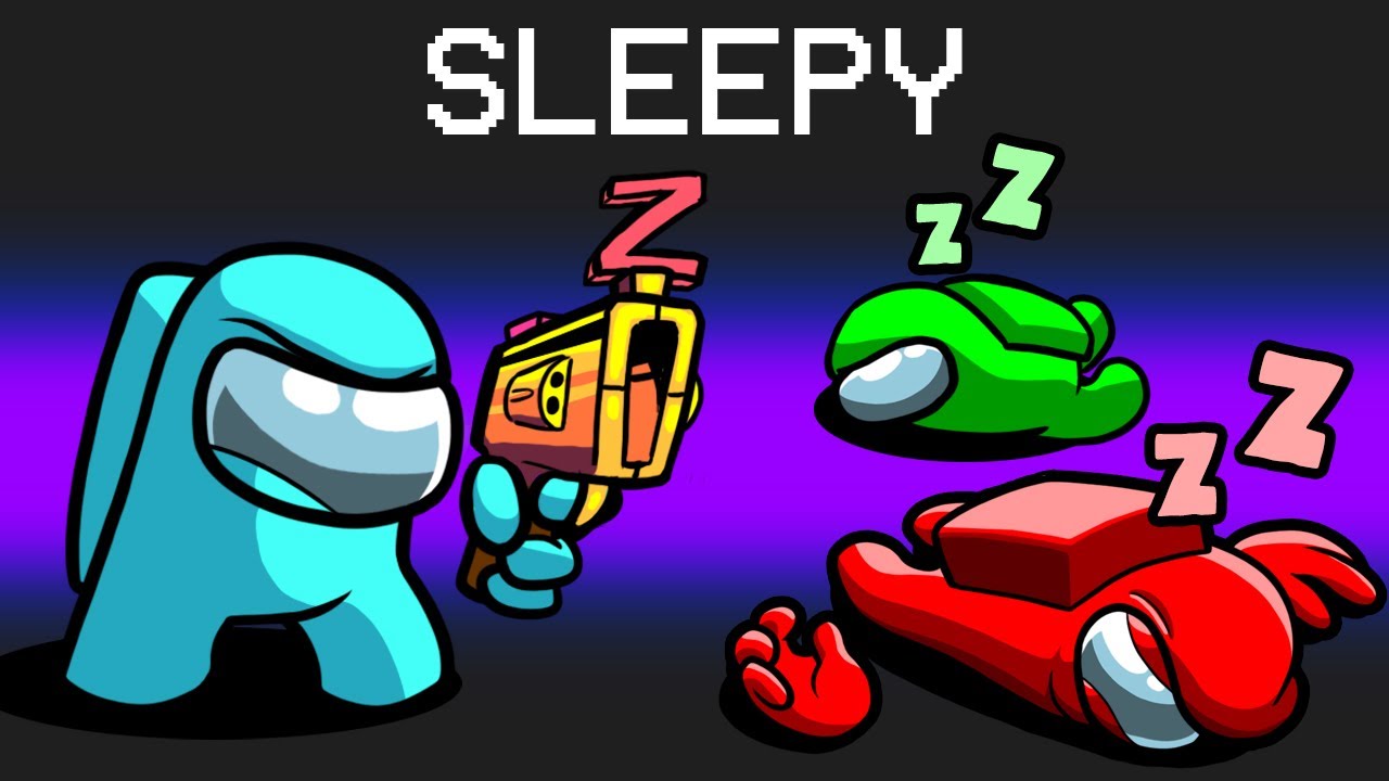 PRANKING CREWMATES  with SLEEP MOD in Among Us