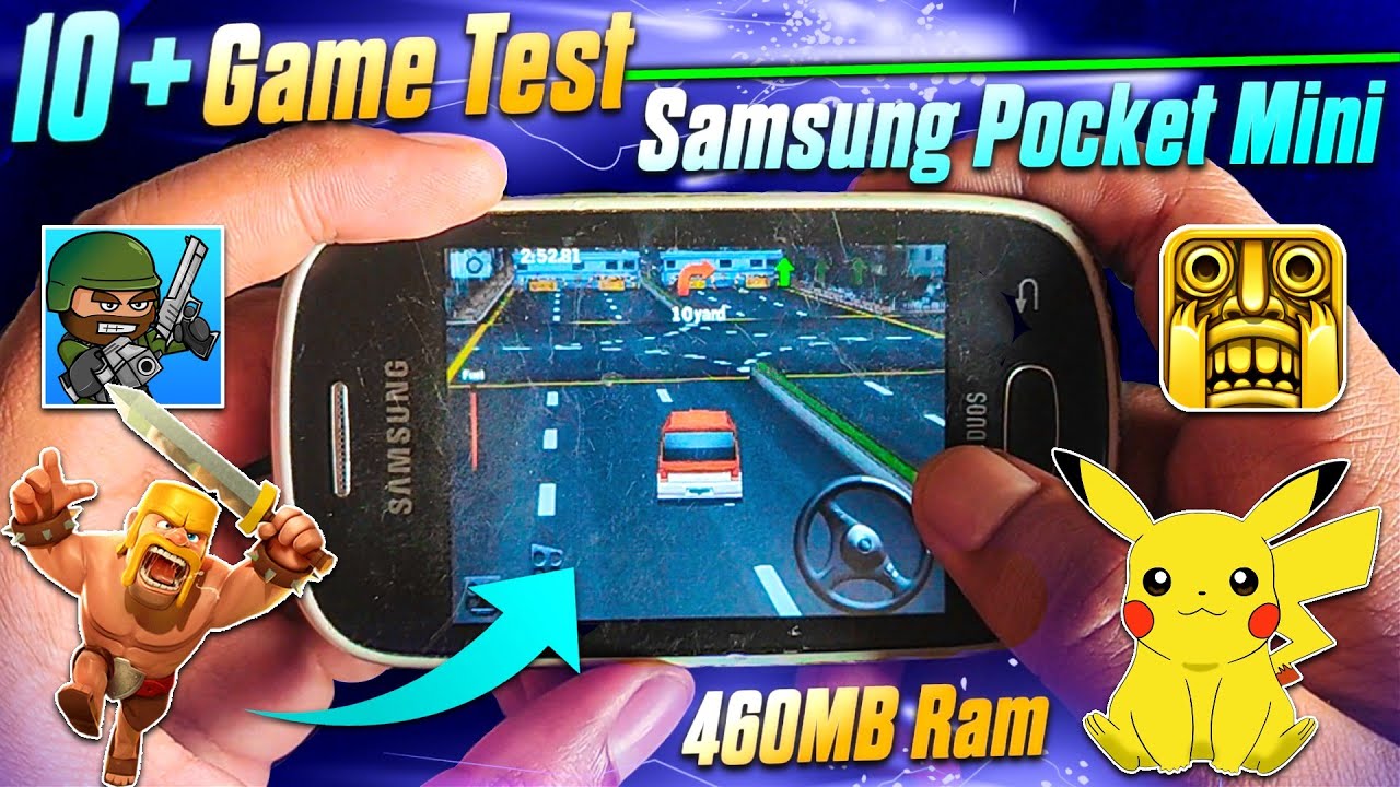 Let's Test 10 Games In Samsung Pocket Mini