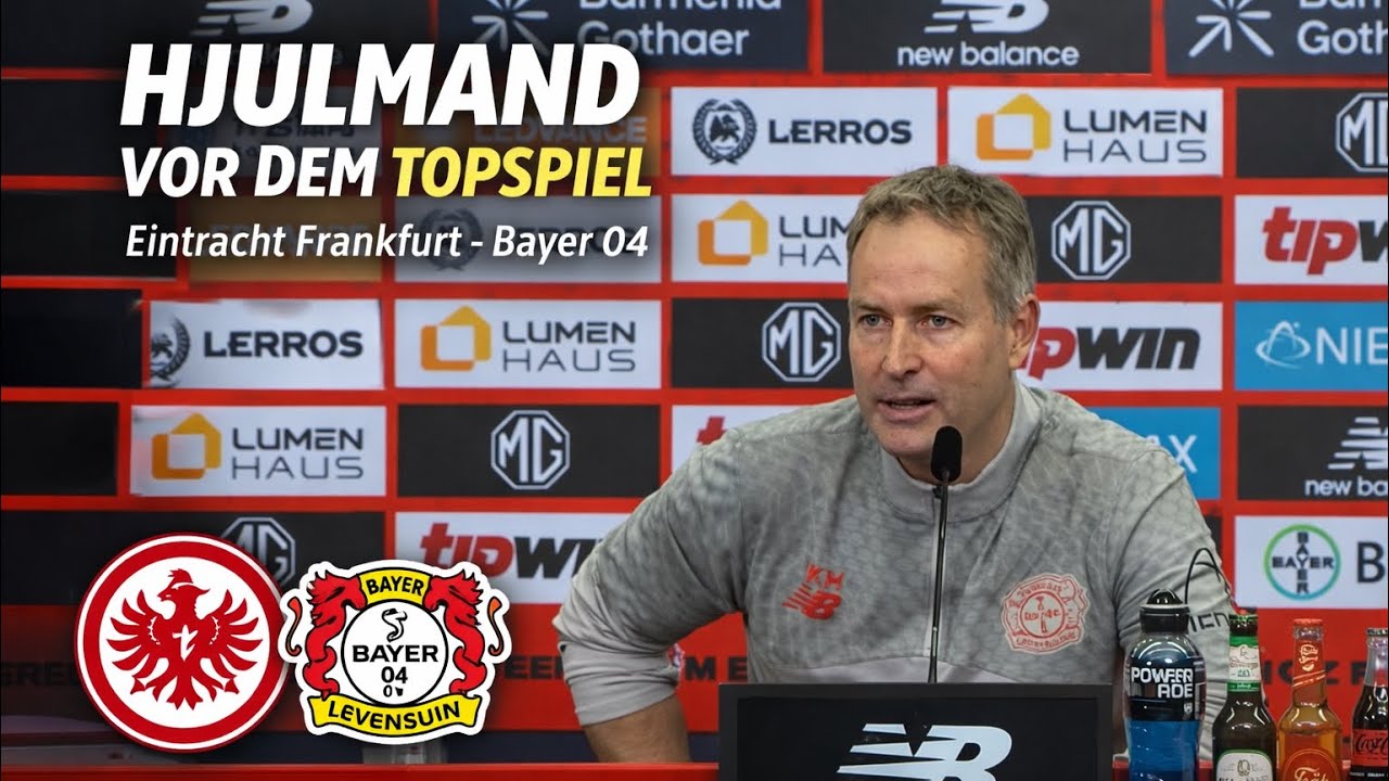 Hjulmand vor Eintracht vs Bayer 04: Konzentration vor dem Topspiel