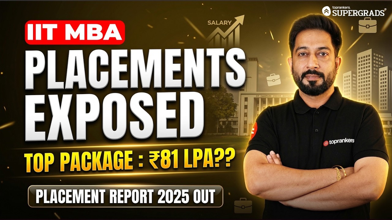IIT MBA Placements Exposed | ₹81 LPA Top Package Reality | Placement Report 2025 Out!