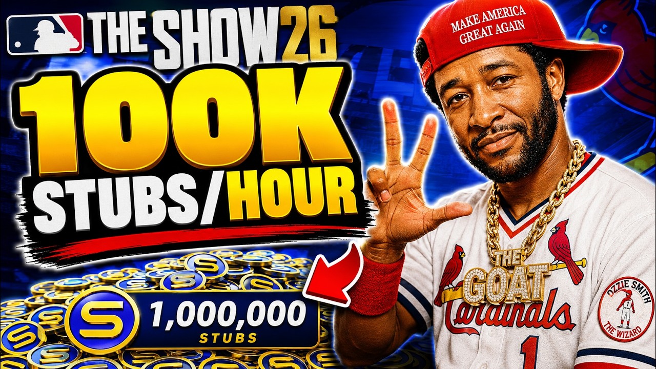How to Make 1 MILLION STUBS in MLB The Show 26 | 100k Stubs/HOUR | Unlimited Stubs MLB The Show 26