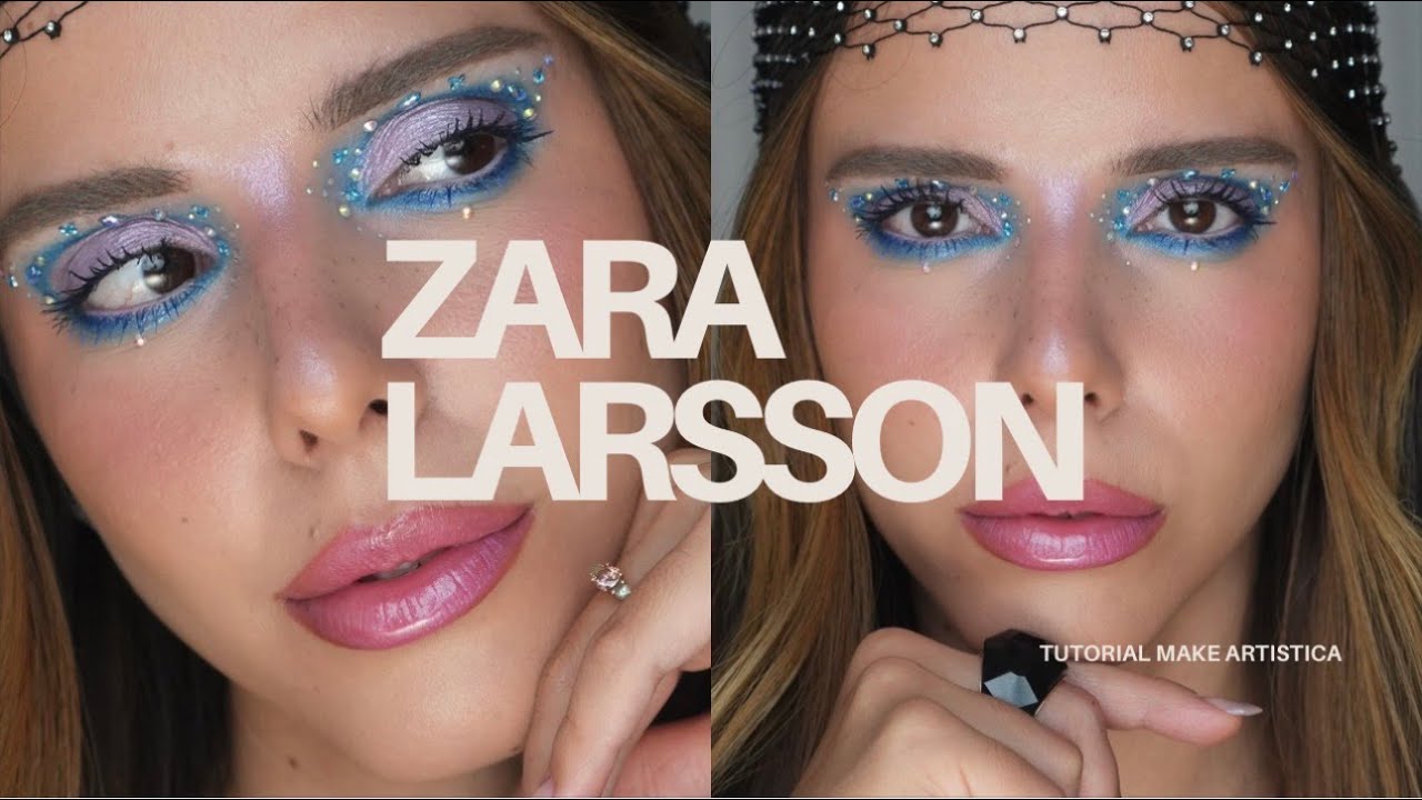 MAQUIAGEM ARTISTICA TUTORIAL - inspiração ZARA  LARSSON - maximalismo ON !