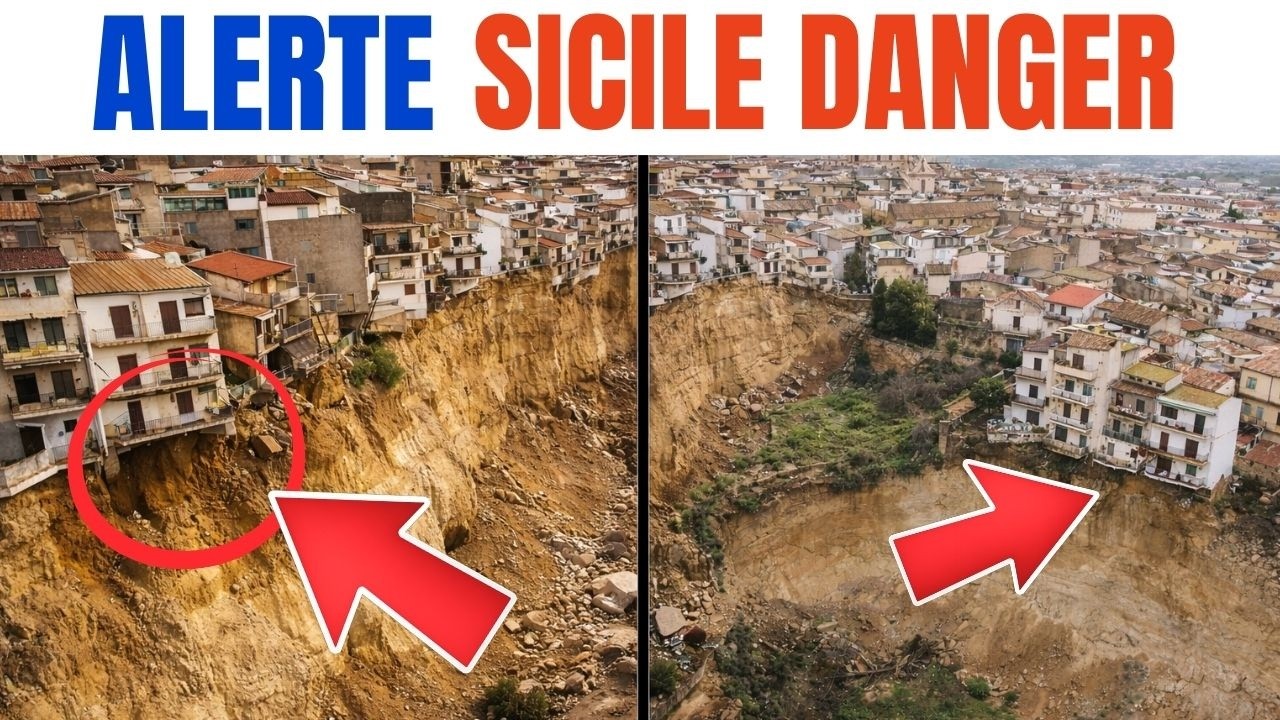LA SICILE S’EFFONDRE : DES BÂTIMENTS CONTINUENT DE S’ÉCROULER