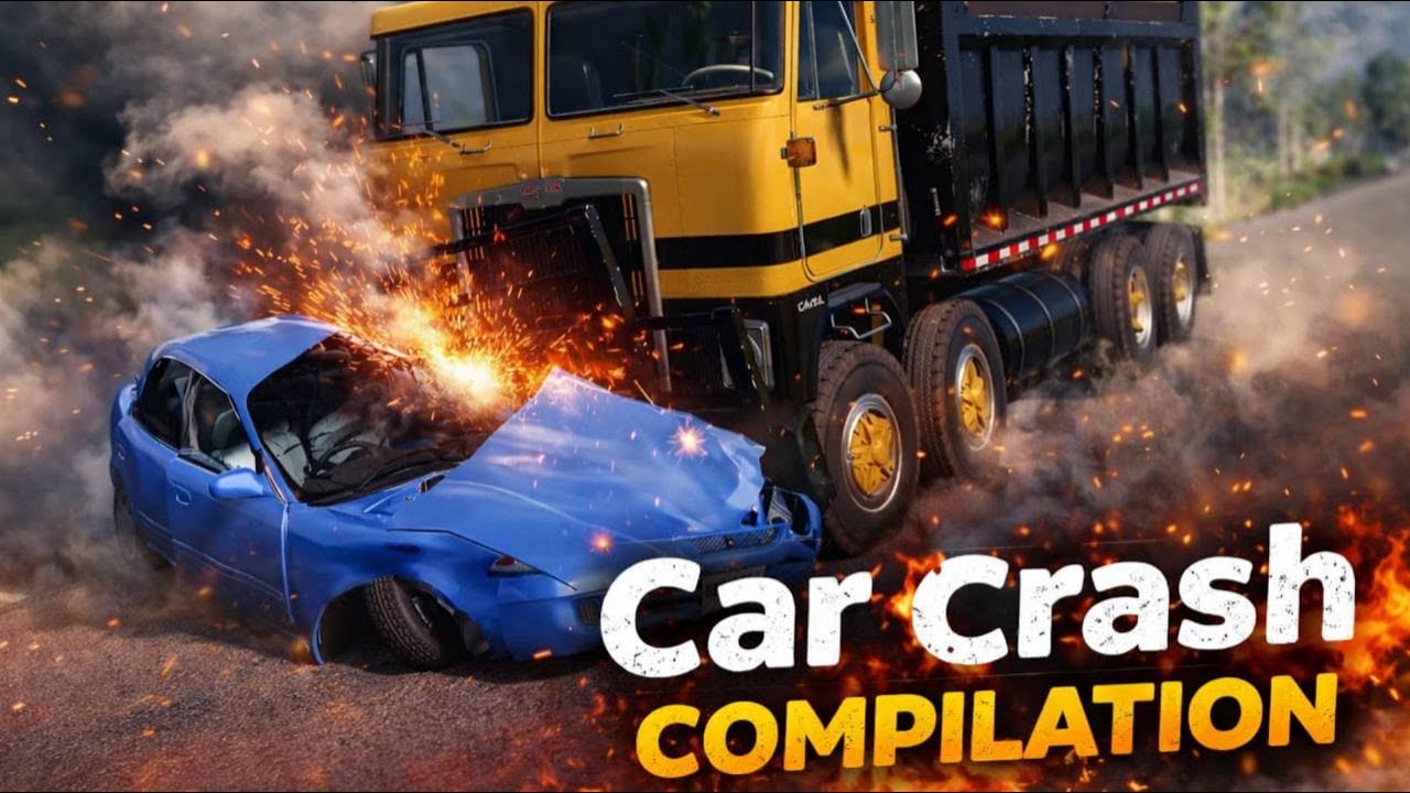 CRAZY car crash compilation on HIGH SPEED!!