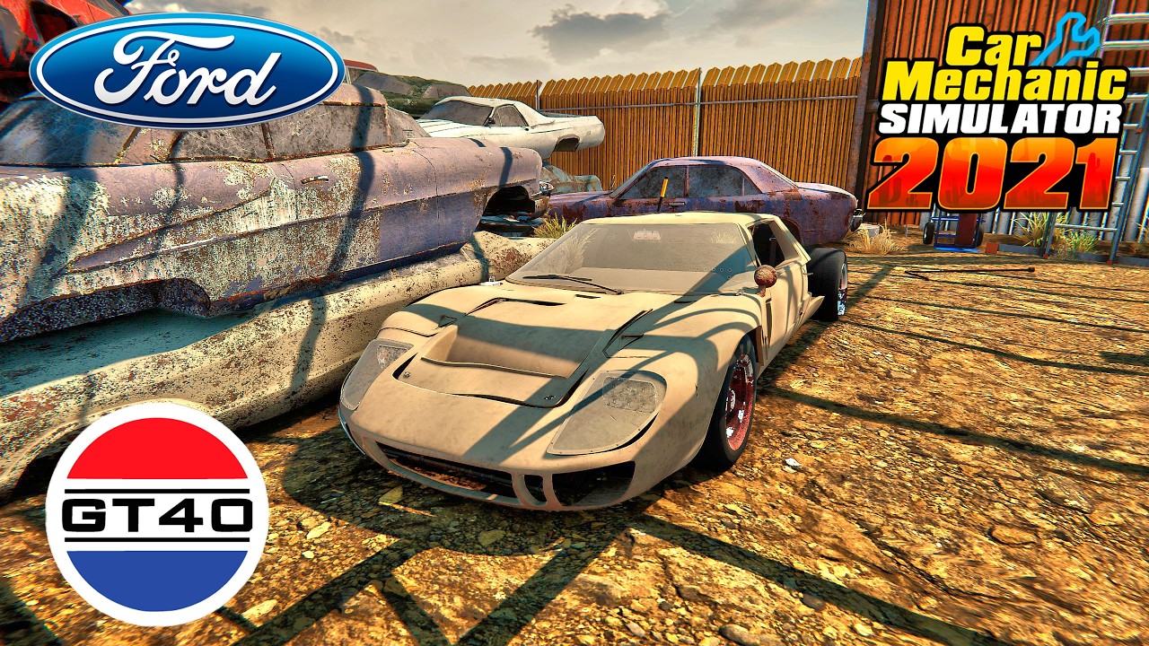 Ford GT40 Mk1 restoration - Car Mechanic Simulator 2021