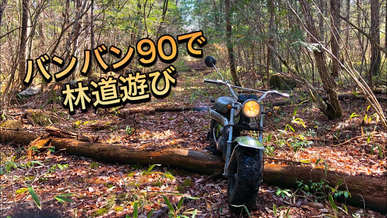 バンバン90で初の林道探索！　【バンバン90でどこまで走れるのかシリーズ】