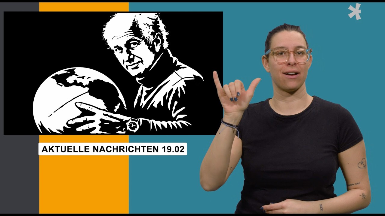 Aktuelle Nachrichten vom 19.02 in ÖGS - Entschädigungen für Gehörlose, US-Theaterpionier tot
