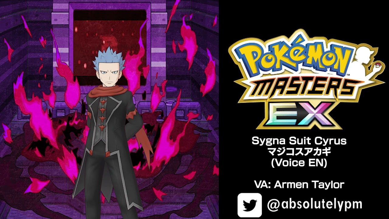 🇺🇸🎙️#0194_10 - Sygna Suit Cyrus/マジコスアカギ - EN | Pokémon Masters EX