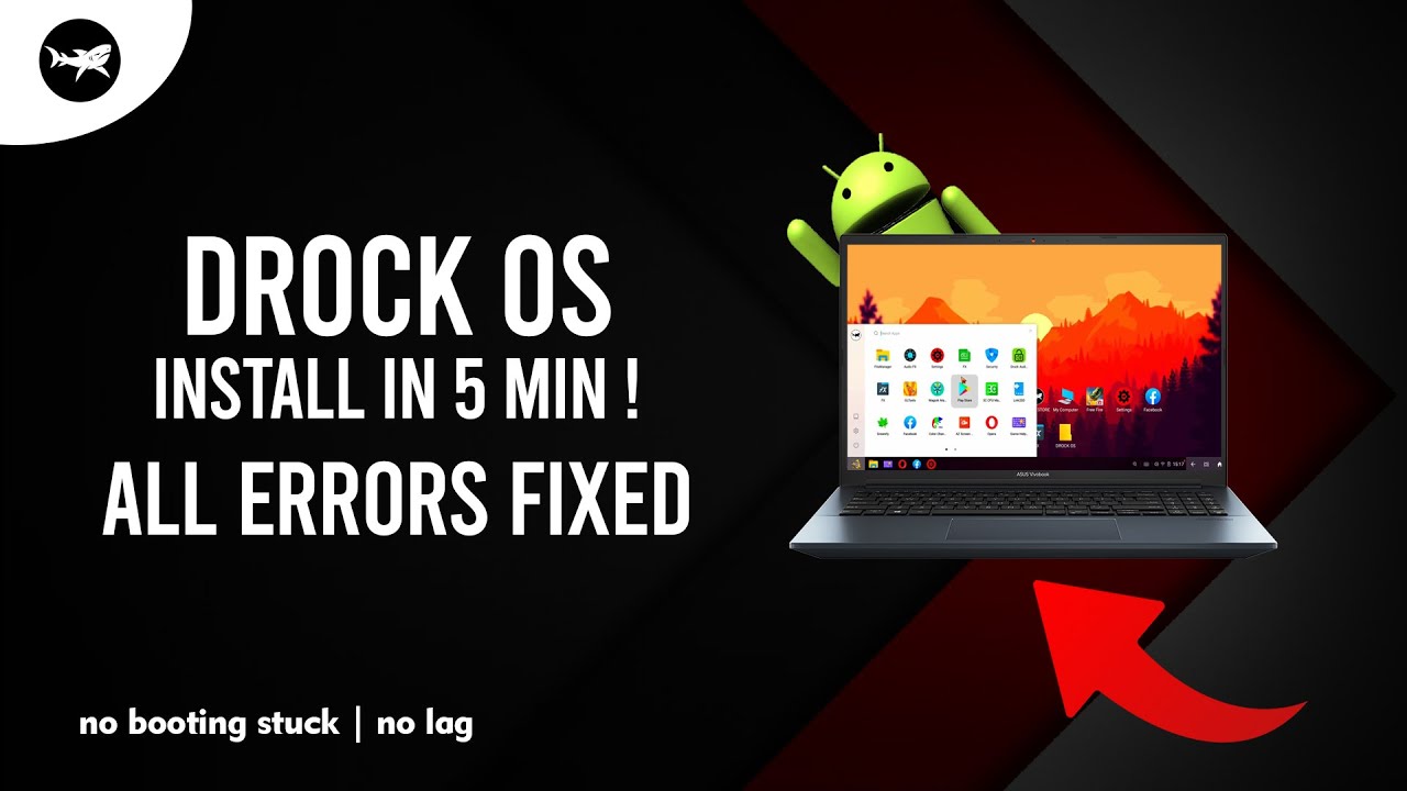Drock OS Install in 5 minutes! No Errors | Best Android OS in 2023 | For any game