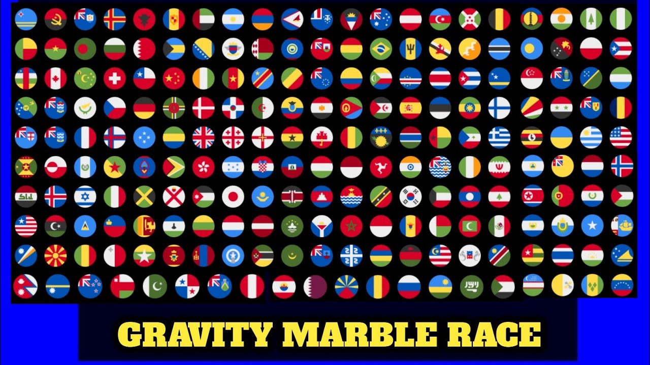 Gravity Marble Race - Who Will Win? Part 4