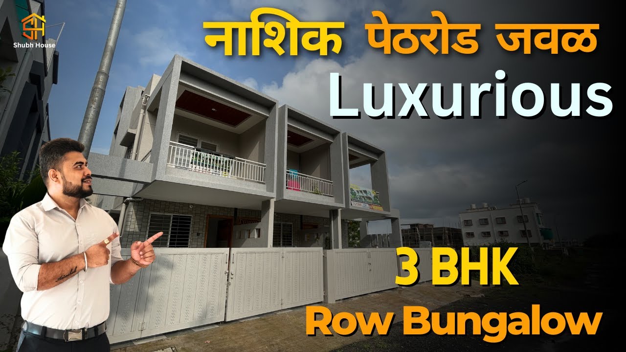 3 BHK Corner Row Bungalow for Sale in Nashik | Peth Road | Golden Hill | Ready to Move Property