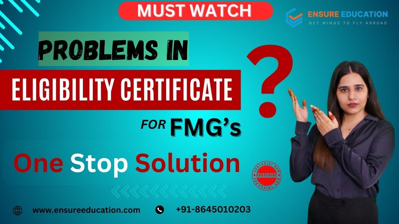 How to fill deficiency in Eligibility certificate | how to apply for EC for FMGE  2018 FMG #nmc