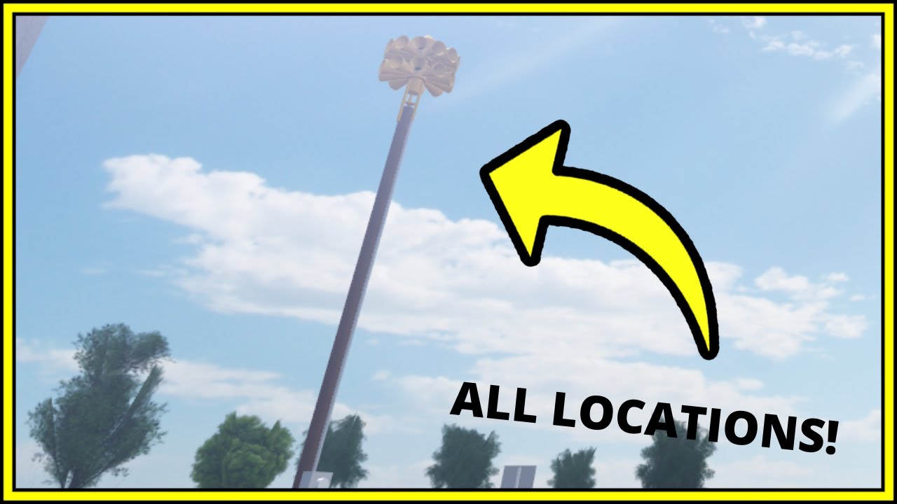 ALL the tornado siren locations in GREENVILLE roblox